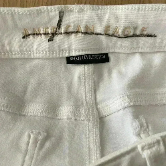 🆕 AEO Plus-size Hi-Rise White Jegging Jeans 20 🆕 - Picture 9 of 14